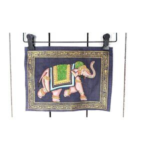 Hand painted elephant art picture